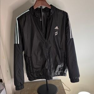 Adidas Peloton Black Windbreaker Jacket M Unisex